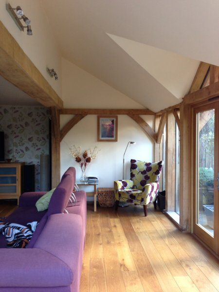Oak framed extension loft room