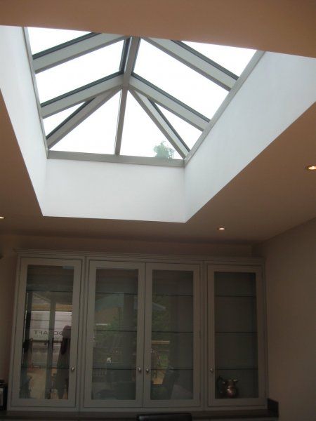 Oak framed extension roof lantern