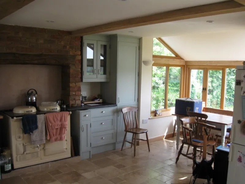 Oak framed kitchen extension