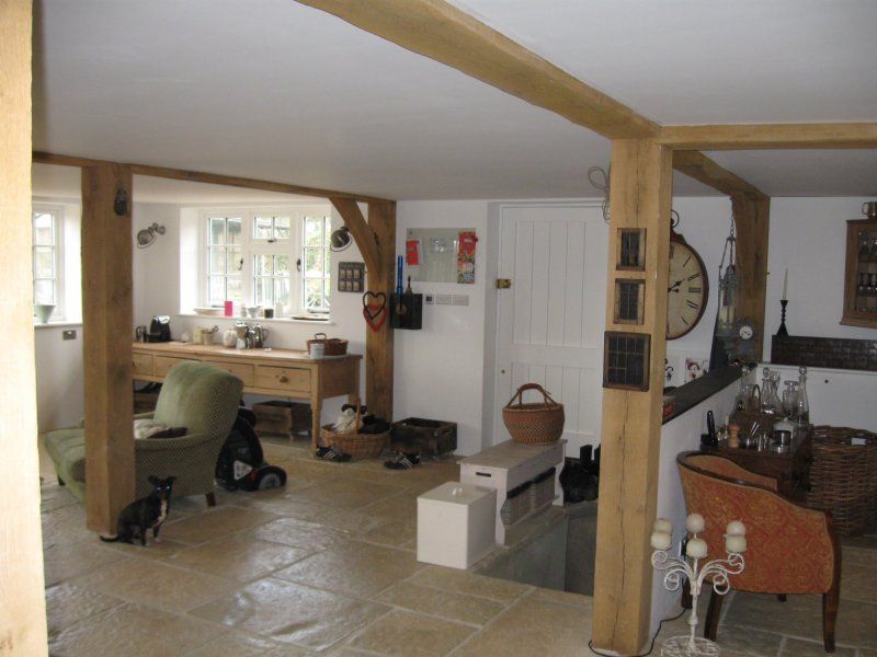 Oak framed kitchen extension