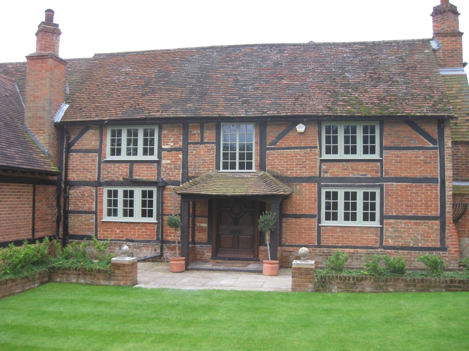 Timber casement windows tudor house