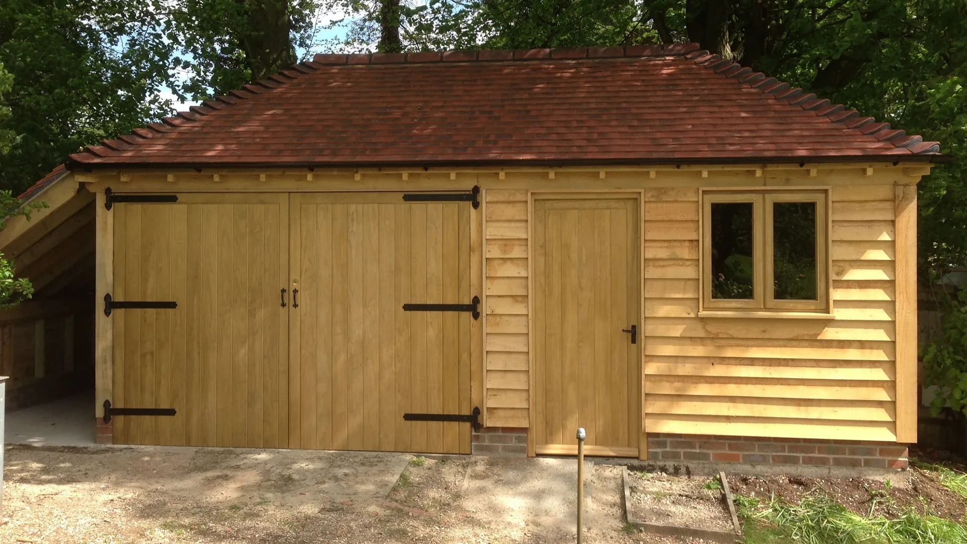 Bespoke timber doors by Woodcraft Construction
