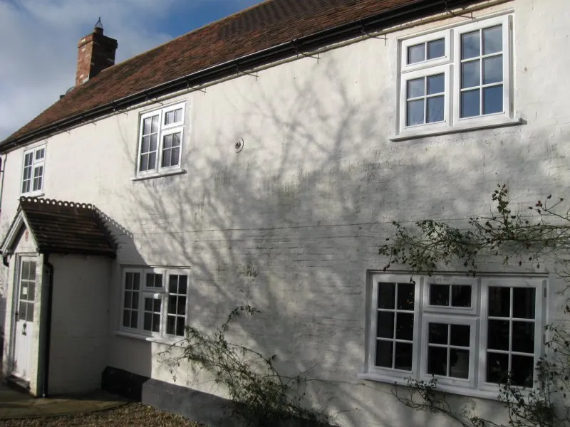 Timber sash windows cottage