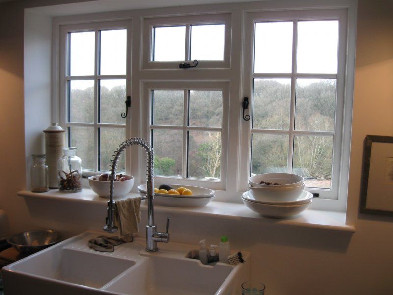 Timber window kitchen