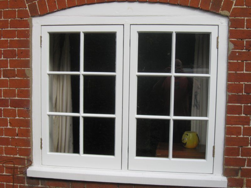 White bay window