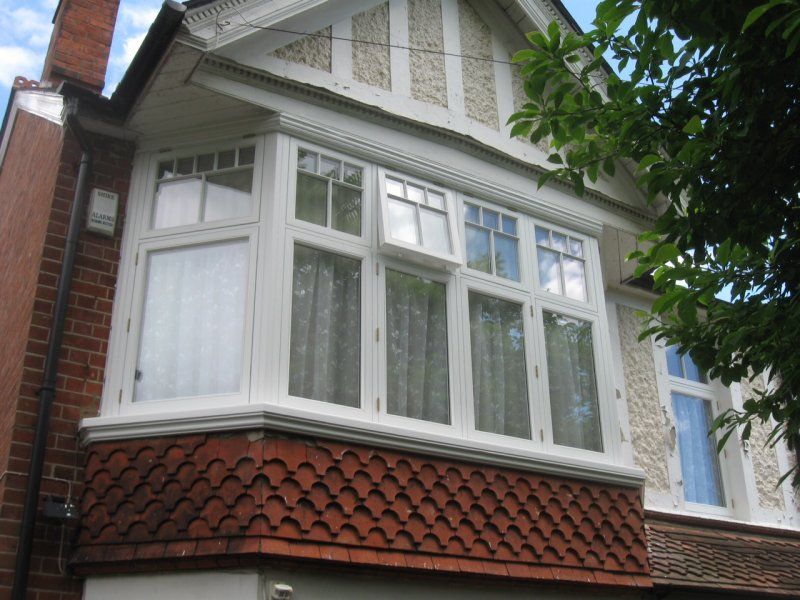 White bay window rendered
